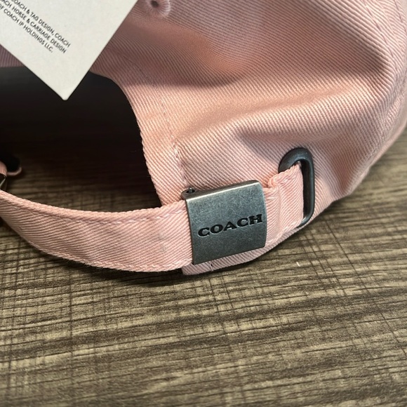 Coach | Blush Embroidered Logo Baseball Cap - Picture 4 of 8